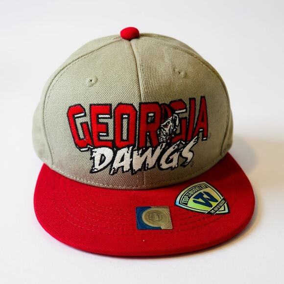 Top of The World Headwear Georgia Bulldogs DAWGS Football Graffiti Hat Cap Gray - Picture 1 of 4